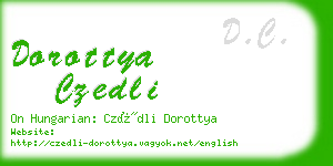 dorottya czedli business card